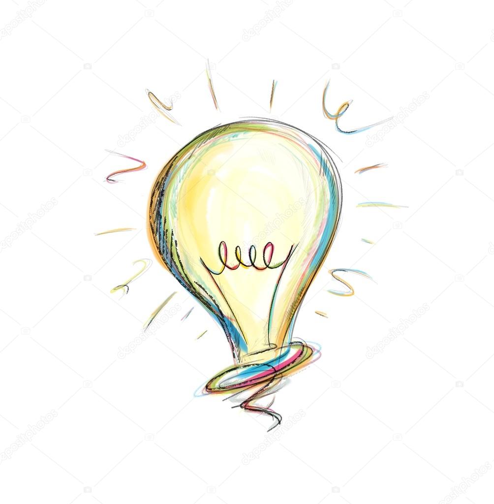 Drawing light bulb