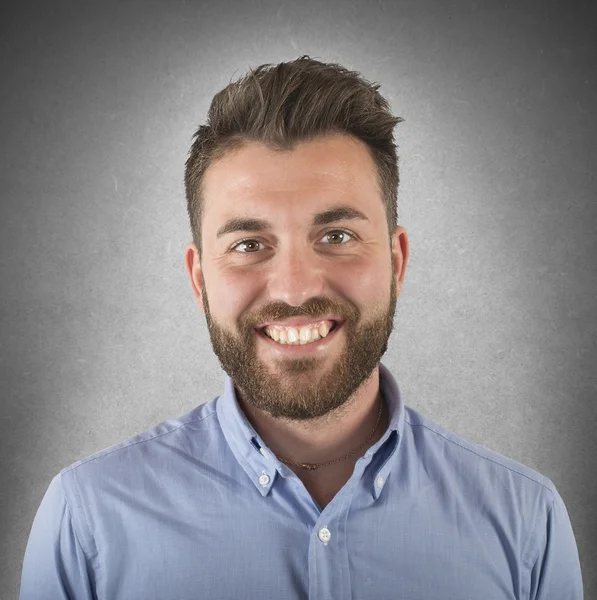 Young man with beard — Stock Photo, Image