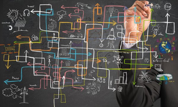 Businessman increase profit