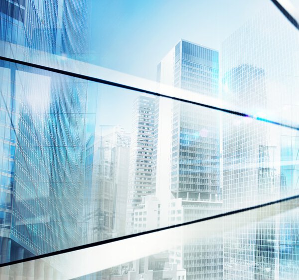 Большие современные небоскребы
