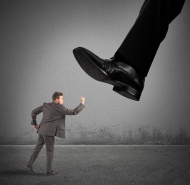 İşadamı patron karşı