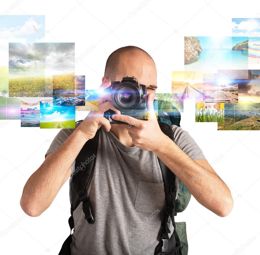 Man shows his passion for photography