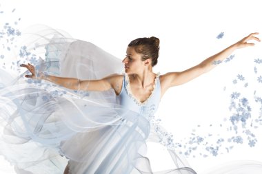 Dans eden zarif balerin.