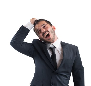 Çılgın işadamı çığlıklar