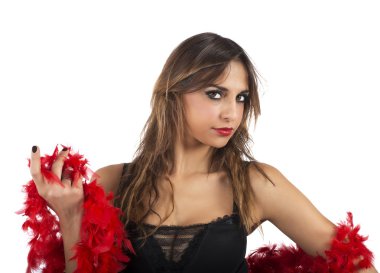 baştan çıkarıcı kız boa