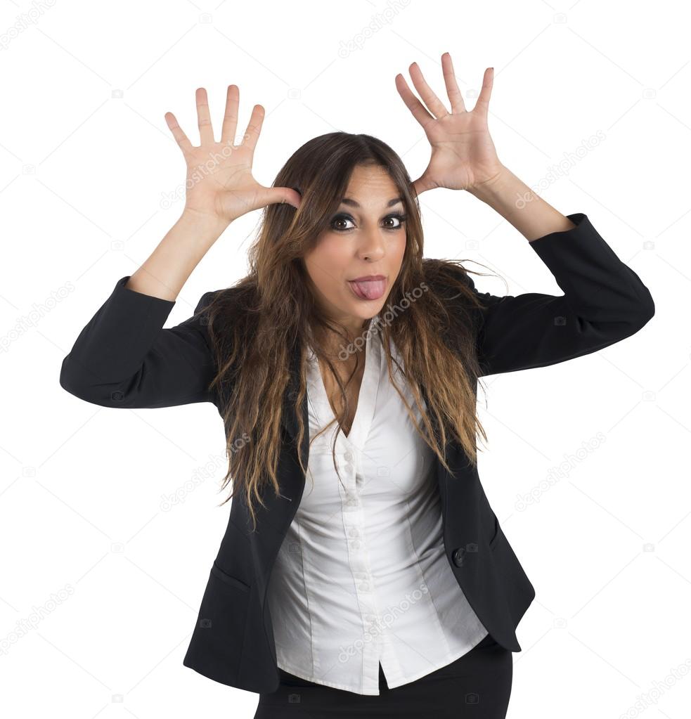 面白い女の子 しかめっ面 ストック写真 C Alphaspirit 面白い女の子 しかめっ面 ストック写真 C Alphaspirit