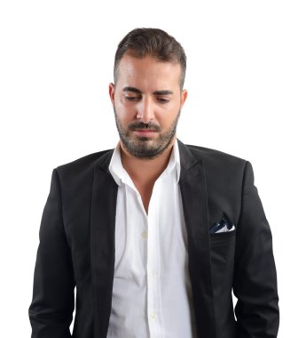 İşadamı zorluklar iş yerinde tarafından discouraged