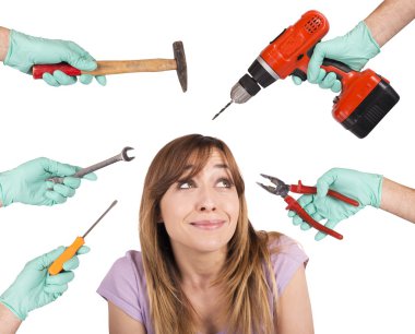 Deli Araçları'ndan korkmuş kız