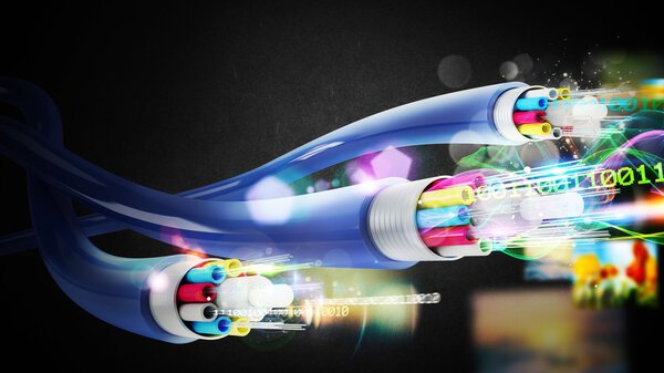 optical fibers with binary codes