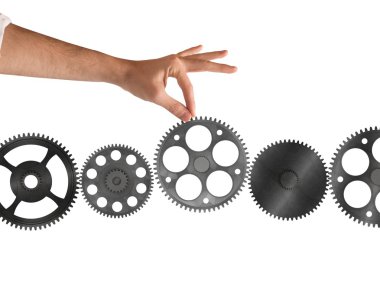 Vites dişli diğer kısımları arasında eklendi