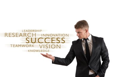 Elini kelimeleri ile işadamı