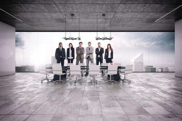 Team aziendale nella sala riunioni — Foto Stock