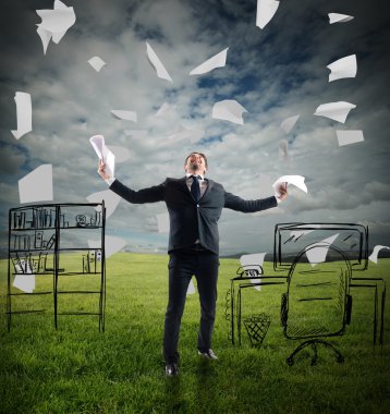 Adam beyin iple çeker