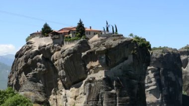 Görünüm Manastırı Holy Trinity, Meteora, Yunanistan