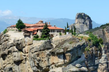 Kutsal Üçlü, Meteora, Yunanistan Manastırı görünümü