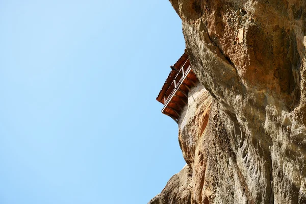 Widok na klasztor Świętej Trójcy, Meteory, Grecja — Zdjęcie stockowe