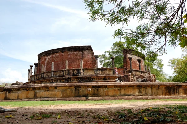 Ruiny Polonnaruwa (starożytna stolica Sri Lanki)) — Zdjęcie stockowe