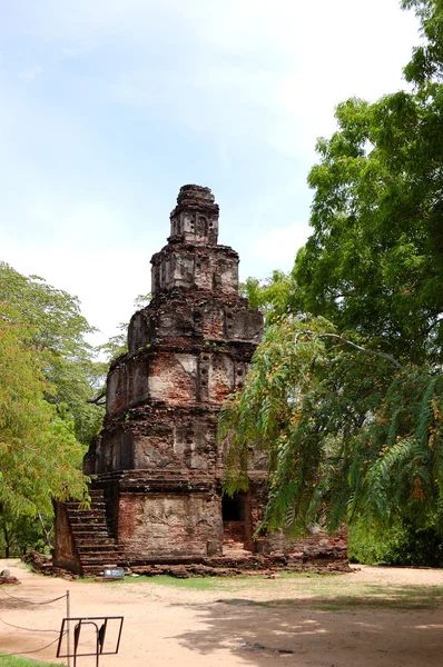 Satmahal Prasada, Polonnaruwa, Srí Lanka — Stock fotografie