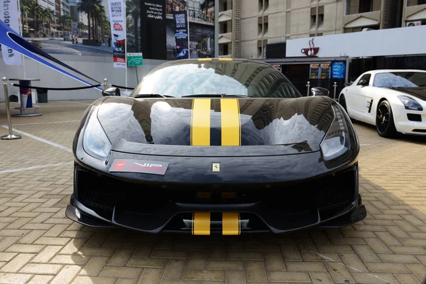 Dubai Förenade Arabemiraten November Ferrari 488 Pista Sportbil Dubai Motor — Stockfoto