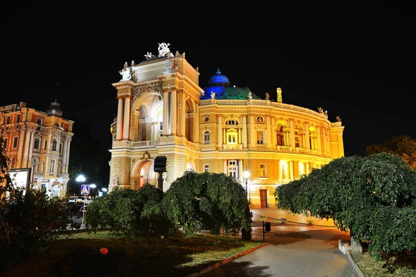 Odesa Ucrania Septiembre Vista Sobre Teatro Académico Nacional Ópera Ballet — Foto de Stock