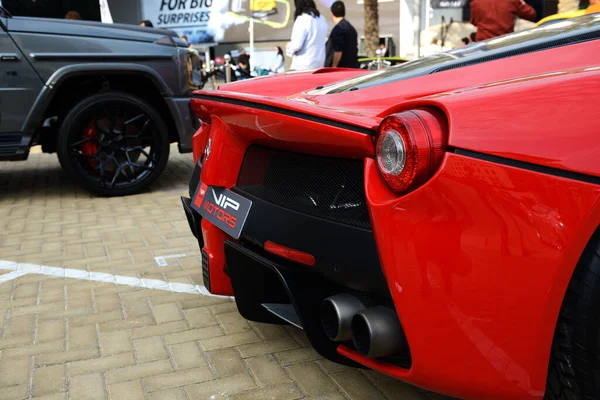 Dubai Uae November Ferrari Laferrari Sportscar Dubai Motor Show 2019 — Stock Photo, Image