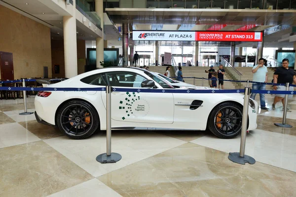 Dubai Emirados Árabes Unidos Novembro Mercedes Benz Coupé Carro Polícia — Fotografia de Stock