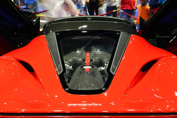 Дубаї Оае Листопада Ferrari Laferrari Спортивних Автомобілів Знаходиться Бульварі Мрії Стокова Картинка