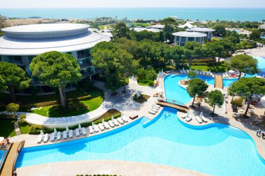lüks otel, antalya, Türkiye'de yüzme havuzları