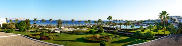 Panorama Beach på lyxhotell, sharm el sheikh, Egypten — Stockfoto