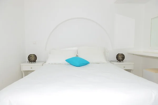 Apartamento en el hotel de lujo, isla de Santorini, Grecia — Foto de Stock