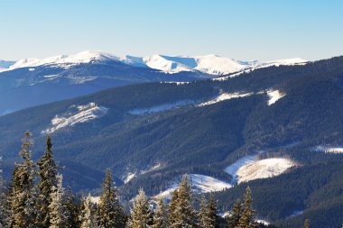 Bukovel Kayak Merkezi, Ukrayna eğimli görünümünden