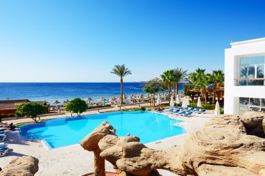 plaja Yüzme havuzlu lüks hotel, sharm el sheikh, e