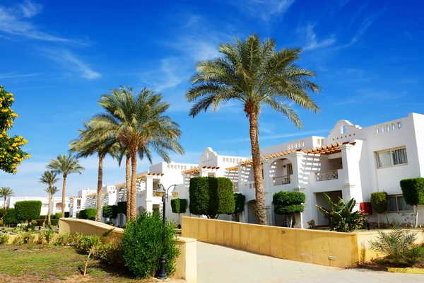 The holiday villas at luxury hotel, Sharm el Sheikh, Egypt — Stock Photo, Image