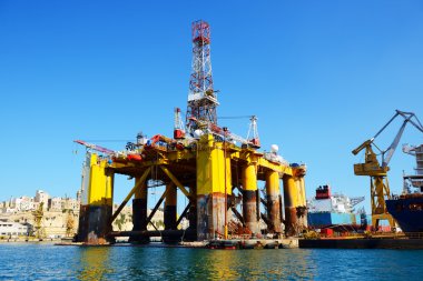 Petrol platformu tamir Malta endüstriyel dock