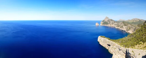 Panorama z Przylądka formentor na wyspy Majorka, Hiszpania — Zdjęcie stockowe