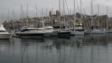 Görünümü Birgu ve yat Marina, Birgu, Malta