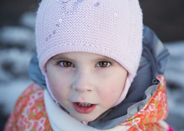 küçük kız portresi.