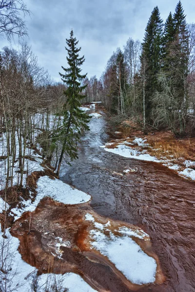 Il fiume oscuro . — Foto Stock