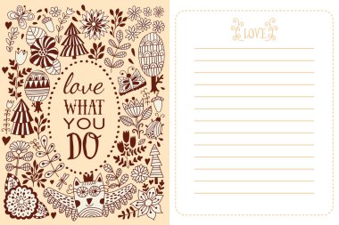 Seni seviyorum, çiçek tebrik kartı