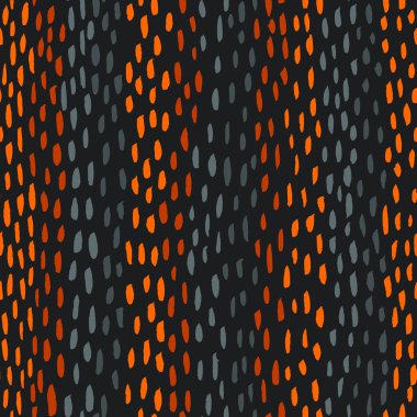 Soyut fırça çizilmiş seamless modeli