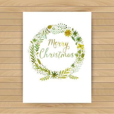 Renkli çiçek çelenk ile yaz çiçek