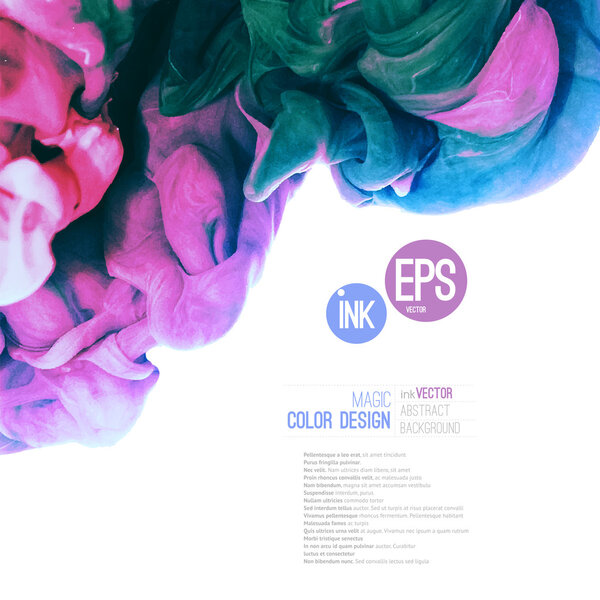 Vector abstract cloud.