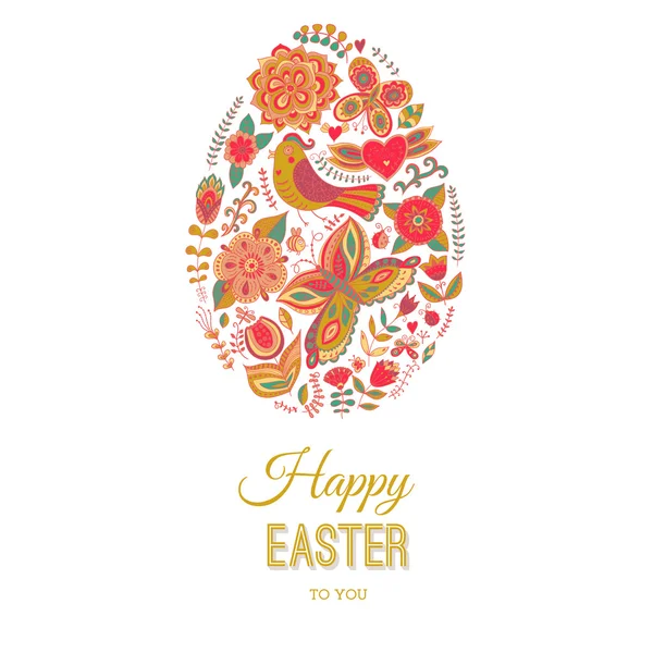 Happy Easter card — Stock Vector