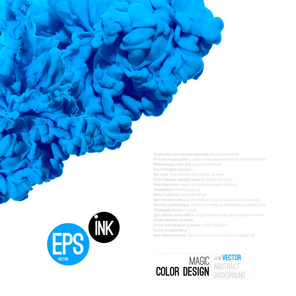 Vector abstract cloud