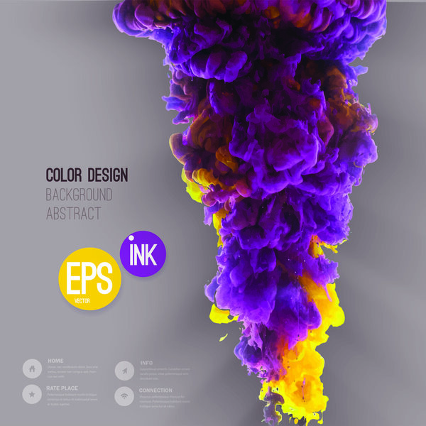 Vector abstract cloud.