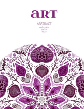 soyut çiçek süsleme sınır