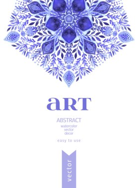 soyut çiçek süsleme sınır