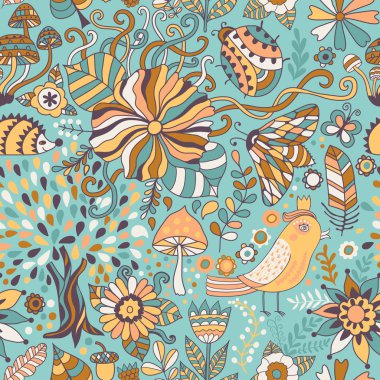 Kusursuz çiçek deseni