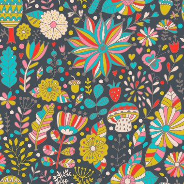 Kusursuz çiçek deseni