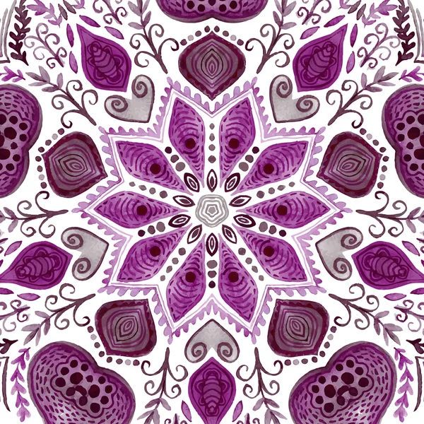 Bordure ornementale florale abstraite — Image vectorielle